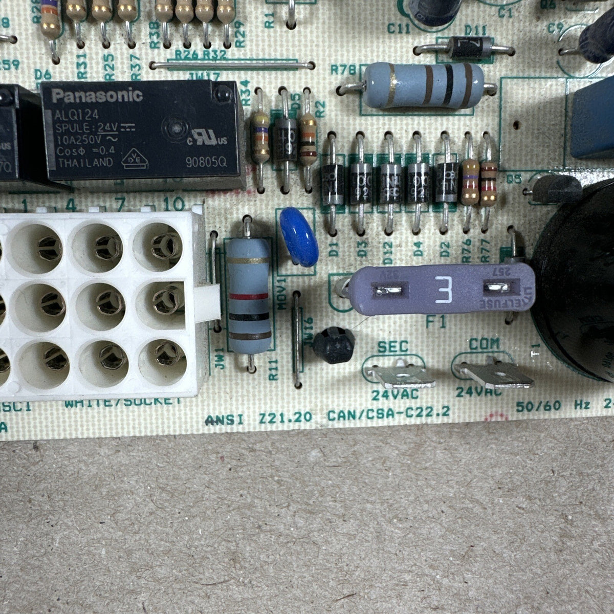 Rheem 1095-83-2031A  Furnace Control Board 62-102637-01  1095-205. (B323)