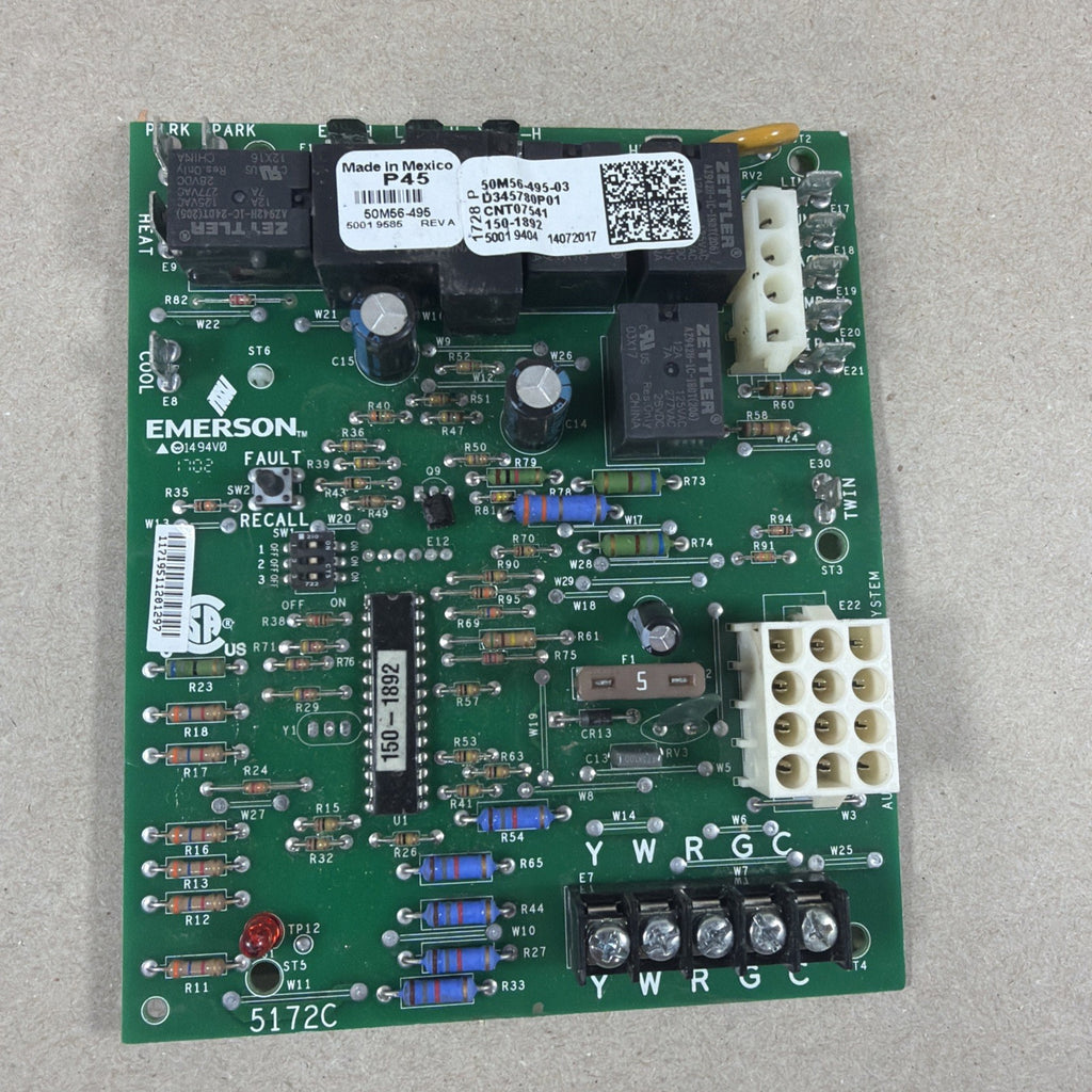 TESTED✅  50M56-495-03 Trane Furnace Control Board 50M56-495 D345780P01