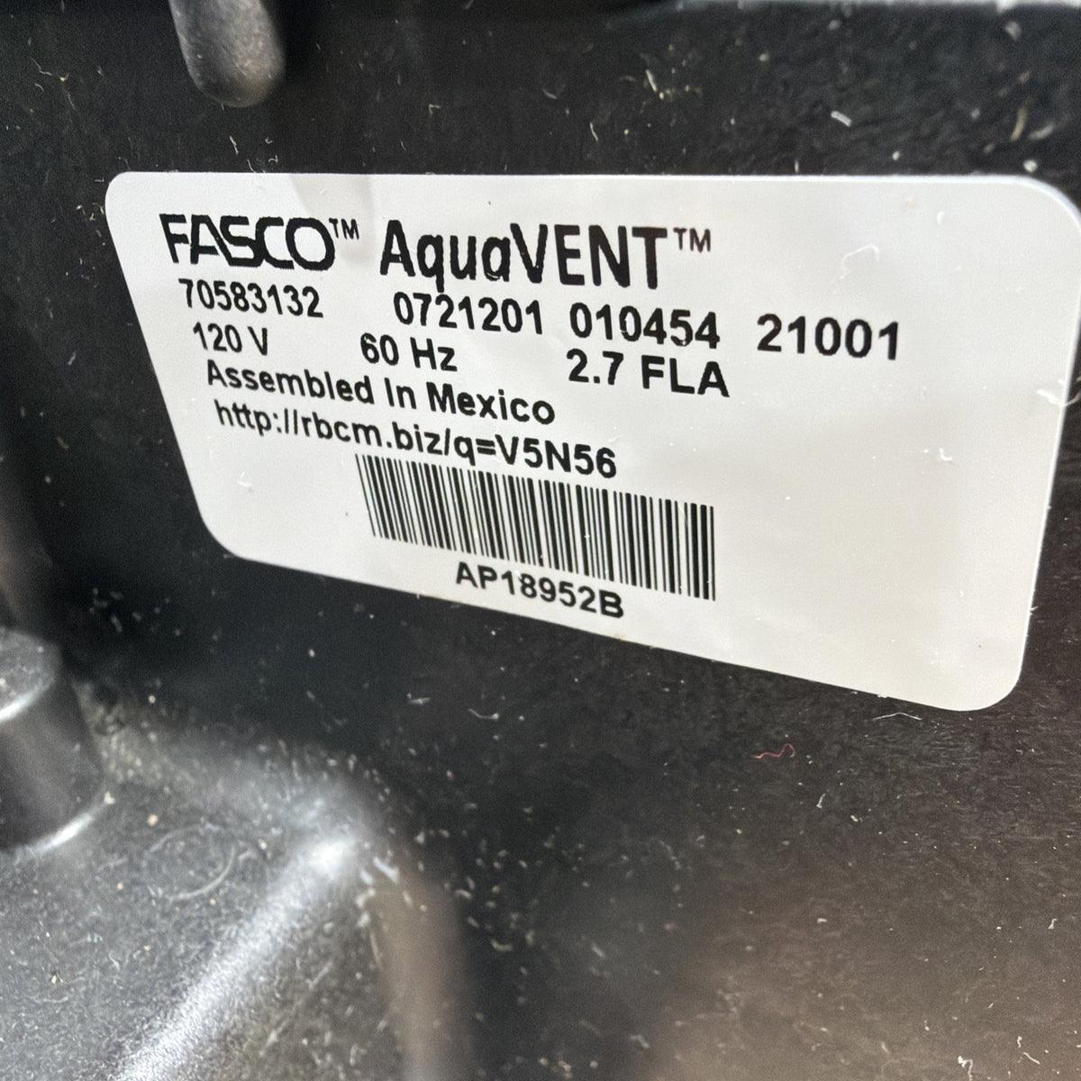 🔥 Bradford White AP18952B Fasco 70583132 Water Heater Inducer Blower Motor