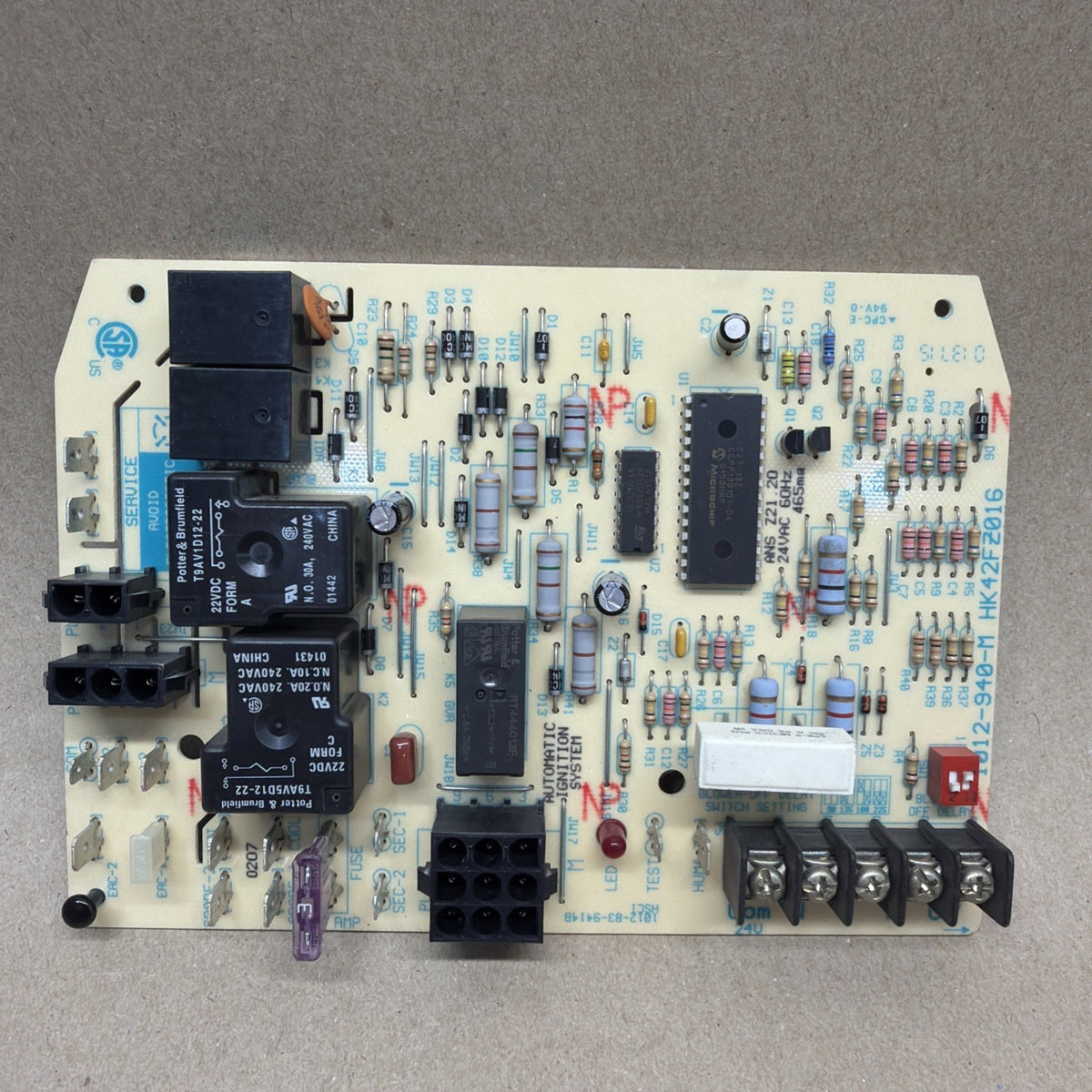 TESTED🔥 Carrier Bryant 1012-940-M |. HK2FZ016 Furnace Control Board