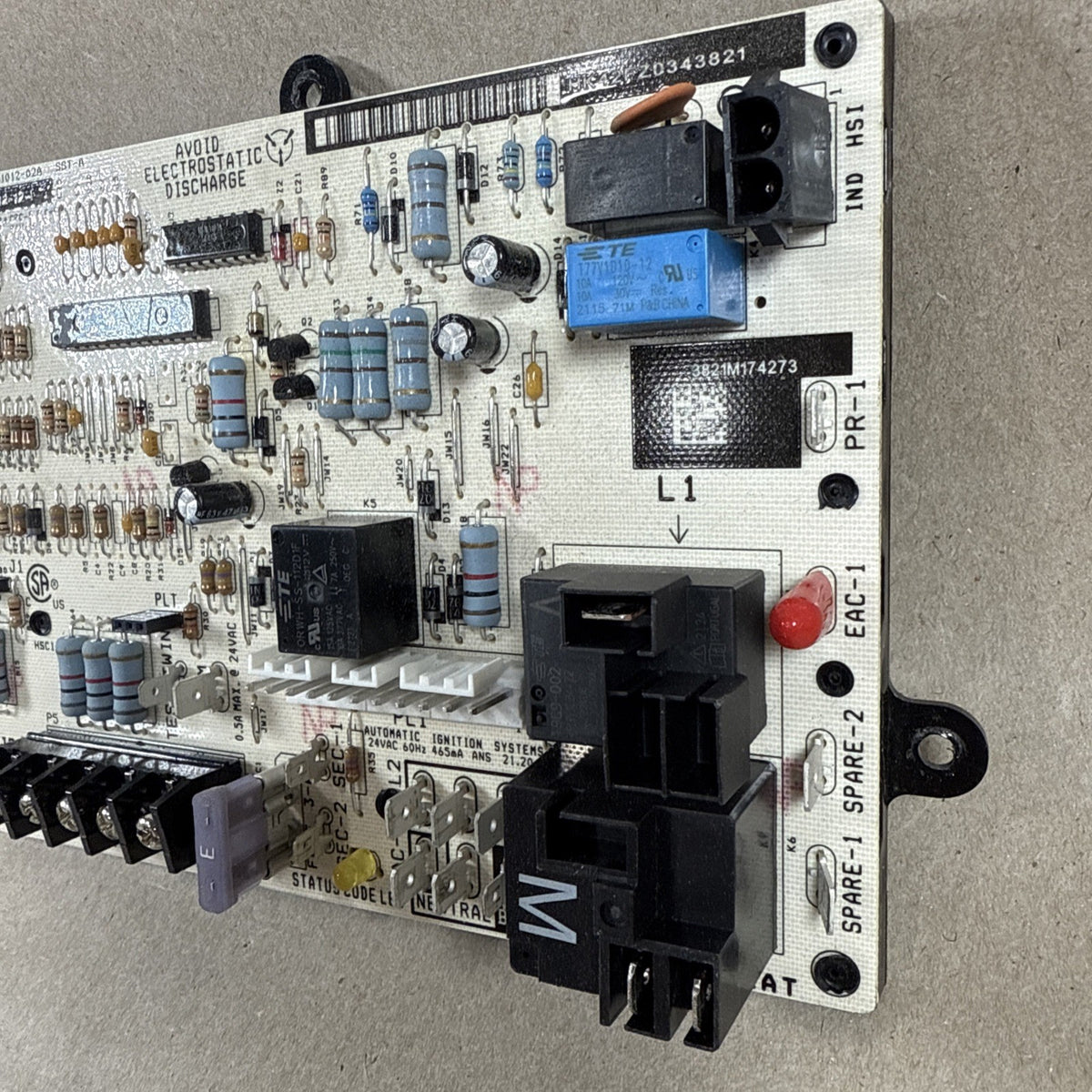 TESTED🔥 Furnace Control Board HK42FZ034 CEBD431012-02A  CEPL131012-12-I (X)