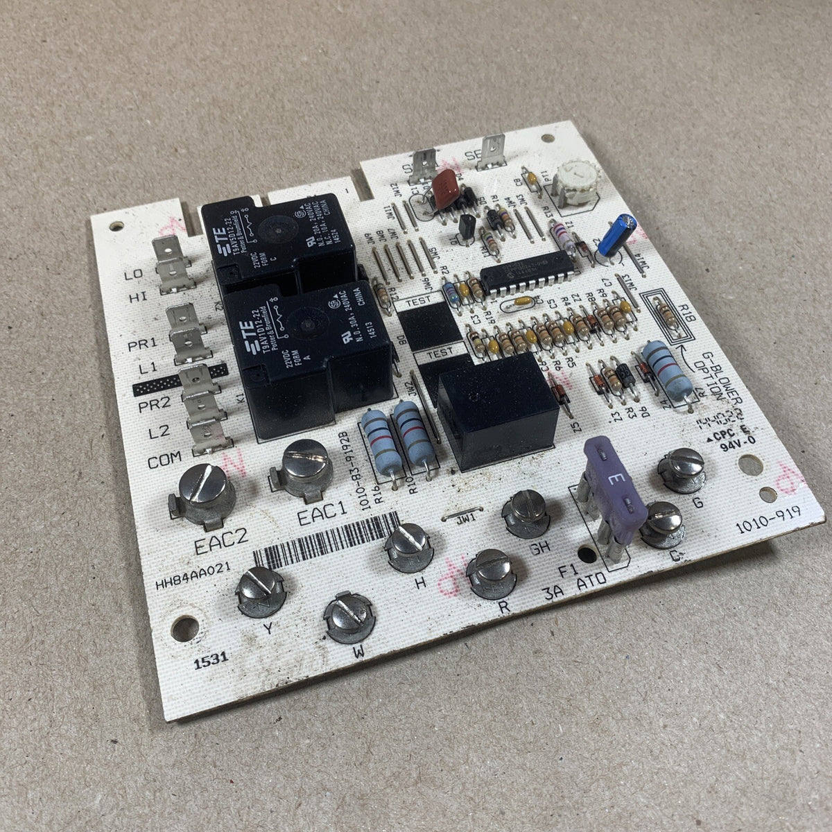 TESTED!! CARRIER  HH84AA021 Control  CIRCUIT BOARD 1010-919. 1010-83-9192B (H11)