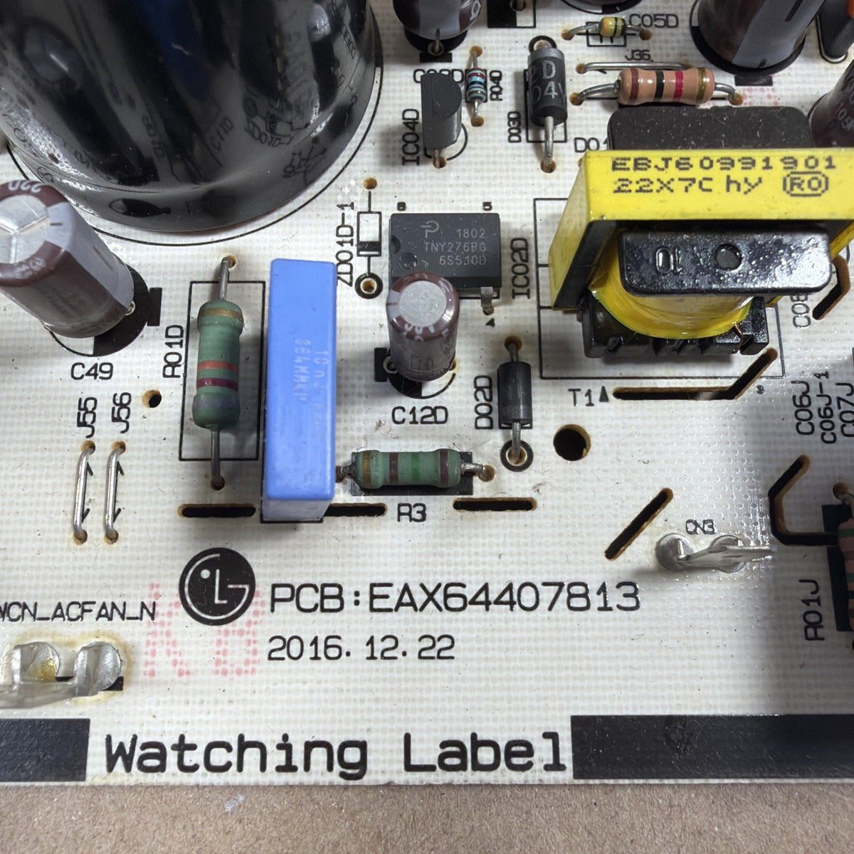TESTED🔥 LG  EAX64407813 Power Supply Board EBA77159602 190327