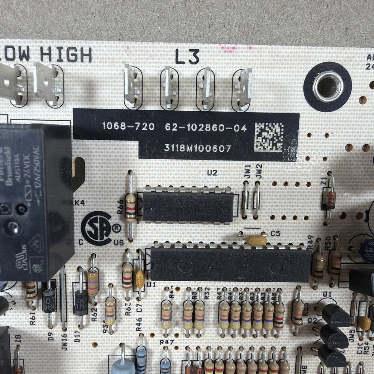 TESTED🔥🔥 Carrier Control Board 1068-83-721A 62-102860-04 1068-720 (H37)