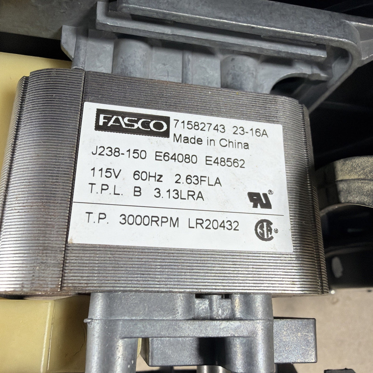 🔥🔥FASCO 71582743 Draft Inducer Blower Motor 70582743 J238-150 115V