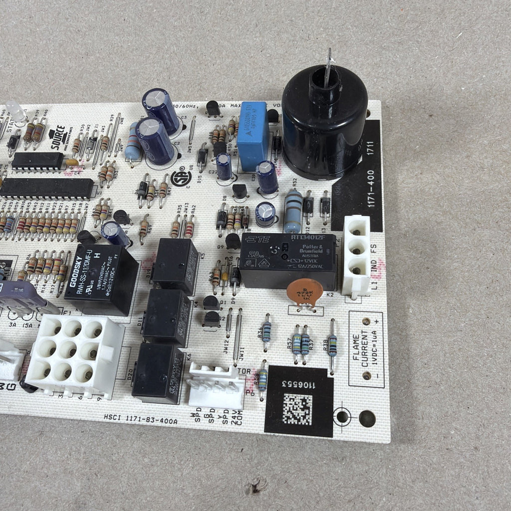 🔥 York 1171-400 Furnace Ignition Control Circuit Board 1171-83-400A  SOURCE 1