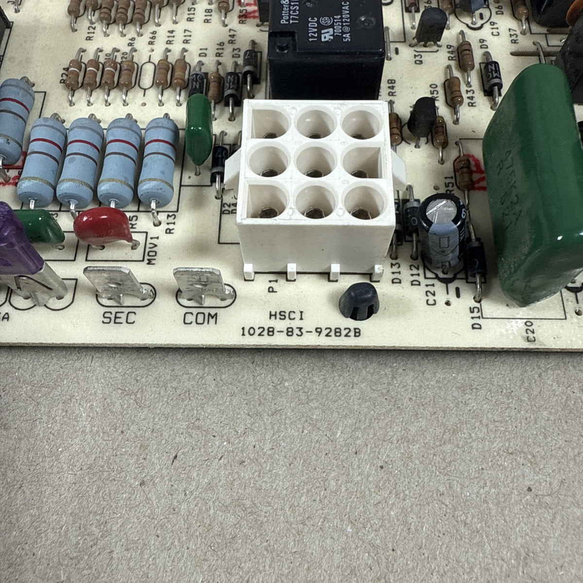 RHEEM RUDD 1028-83-9282B FURNACE CONTROL CIRCUIT BOARD 62-24140-04 1028-928 (F5)