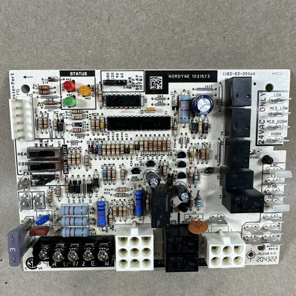 🔥 NORDYNE 1039191 Furnace Control Circuit Board 1182-216 1182-83-2006A