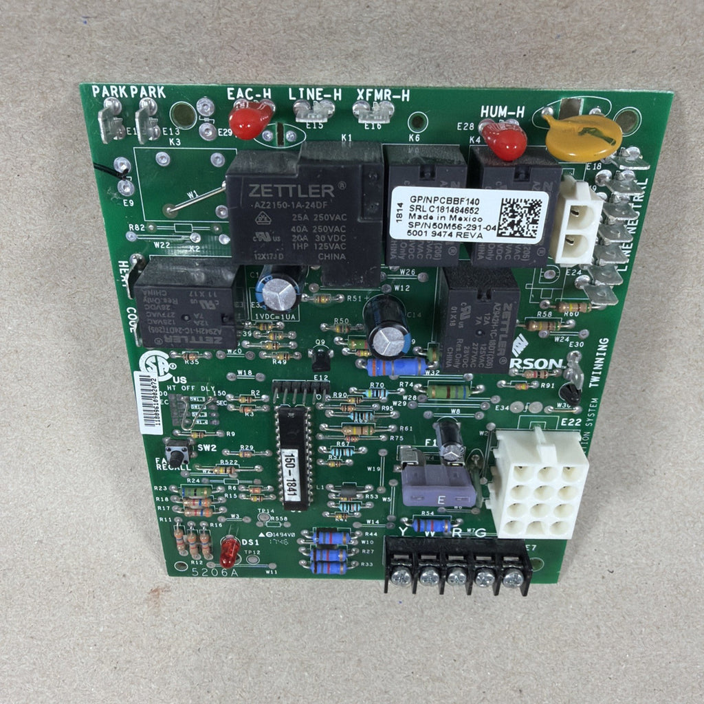 TESTED🔥 Emerson 50M56-290-01  Furnace Control Circuit Board PCBBF162F