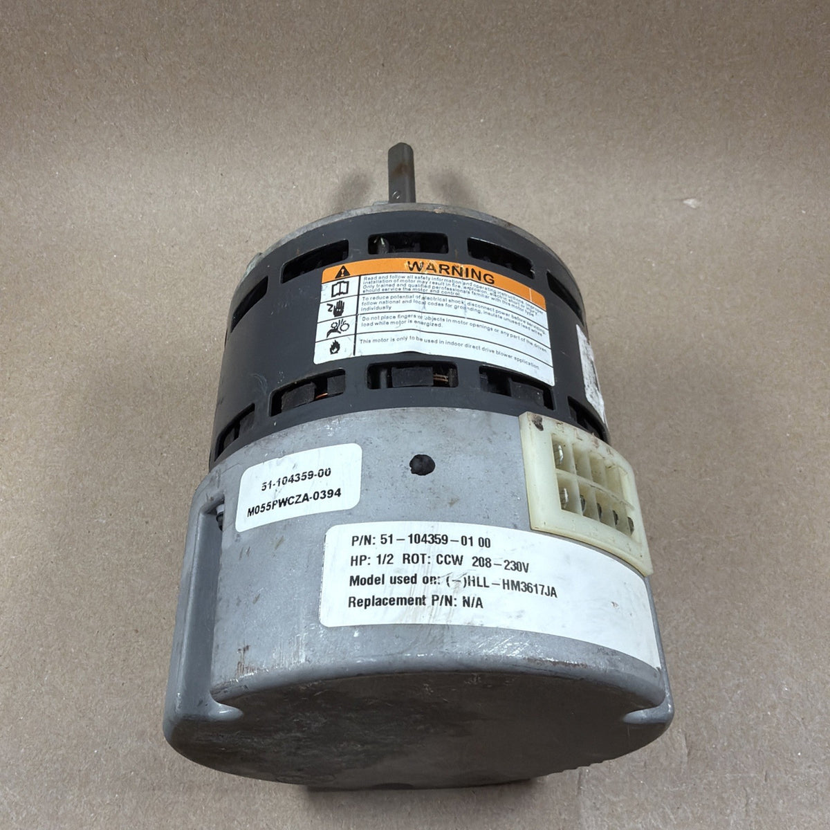 🔥🔥 Protech SELECTECH 1/2hp M055PWCZA-0394 Motor  Module 1/2 Hp 51-104359-00