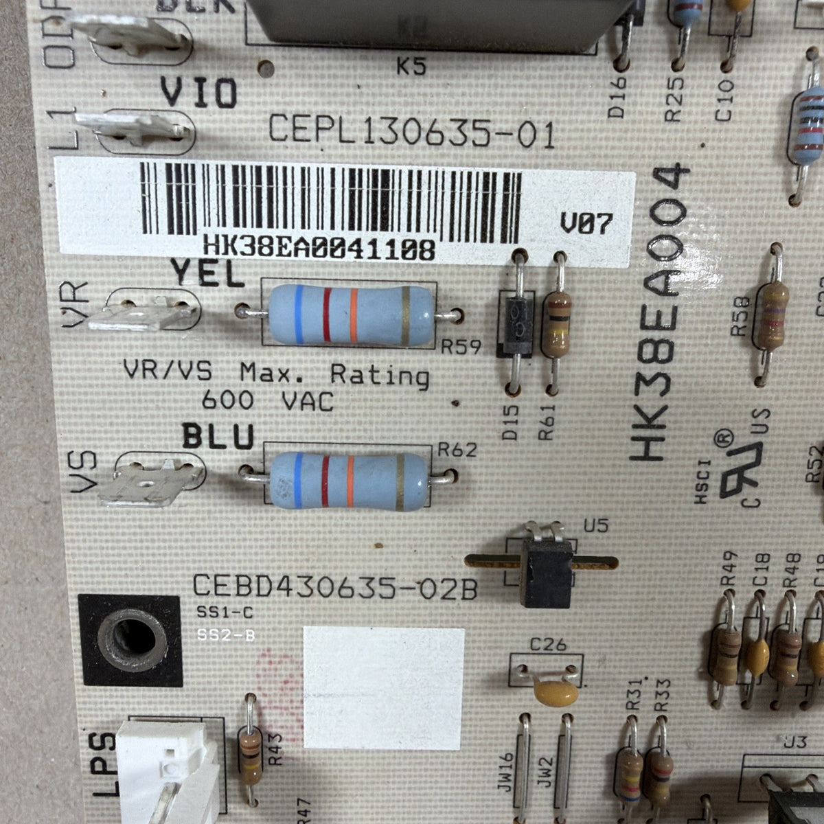 🔥🔥 Carrier Furnace Control Circuit Board CEBD430635-02B CEPL130635-01 (G1)