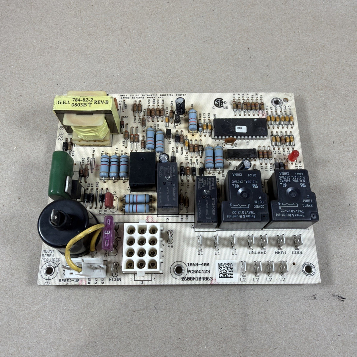 TESTED🔥🔥 Goodman-Honeywell 1068-83-4102 1068-400 PCBAG123 Control Board
