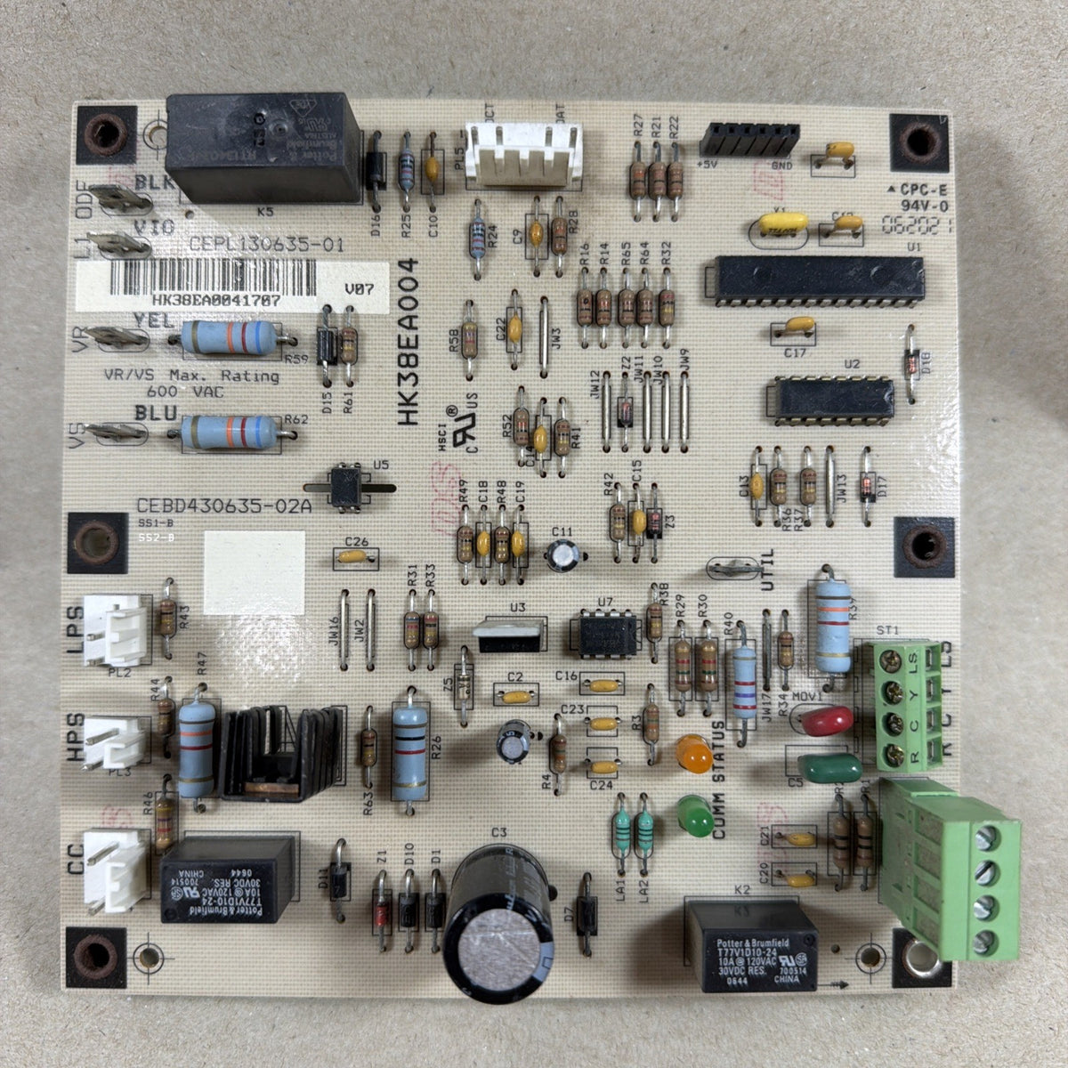 TESTED🔥 Carrier Furnace Control Circuit Board CEBD430635-02A CEPL130635-01