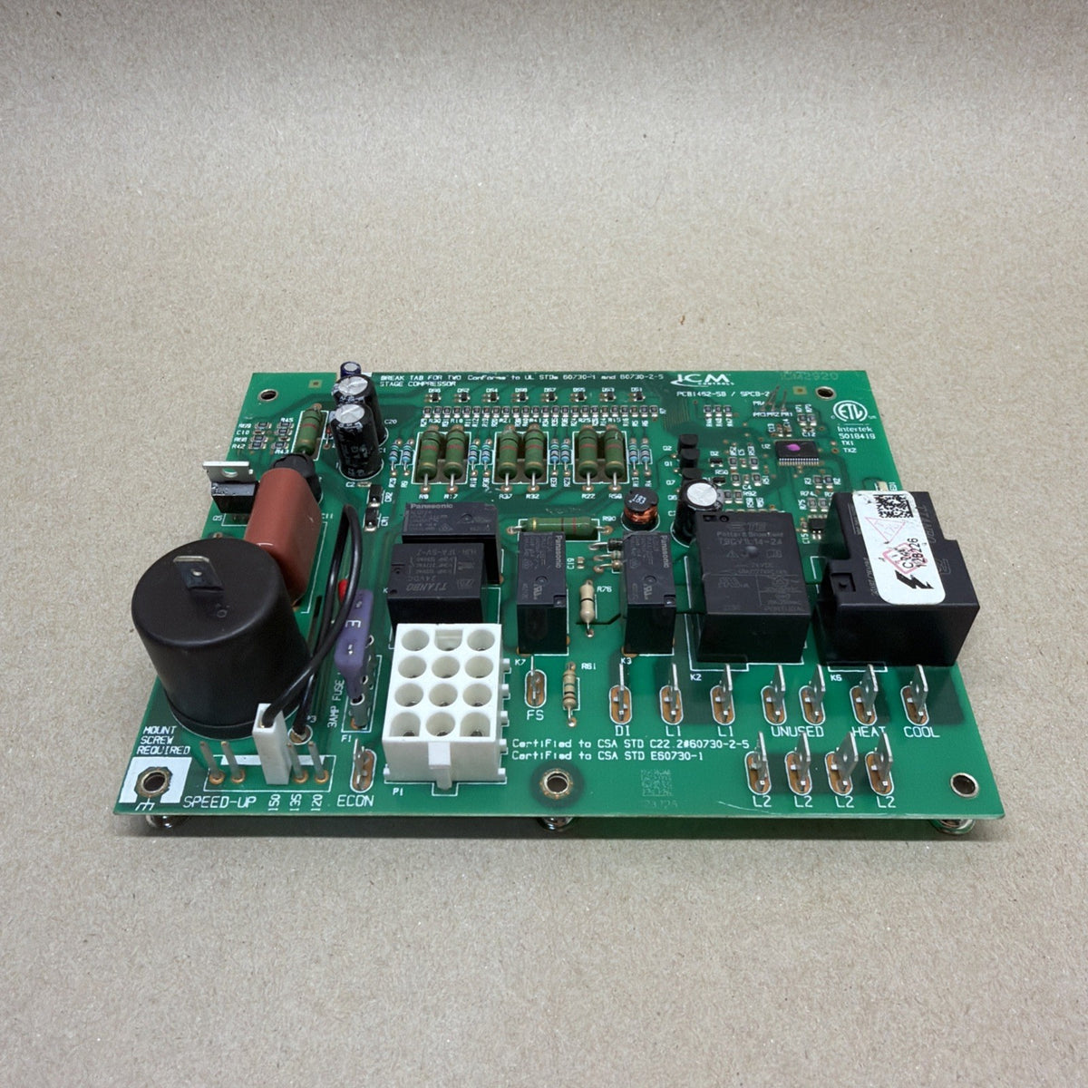 TESTED🔥 ICM ICM2920 Furnace Control Board PCB1462-5B