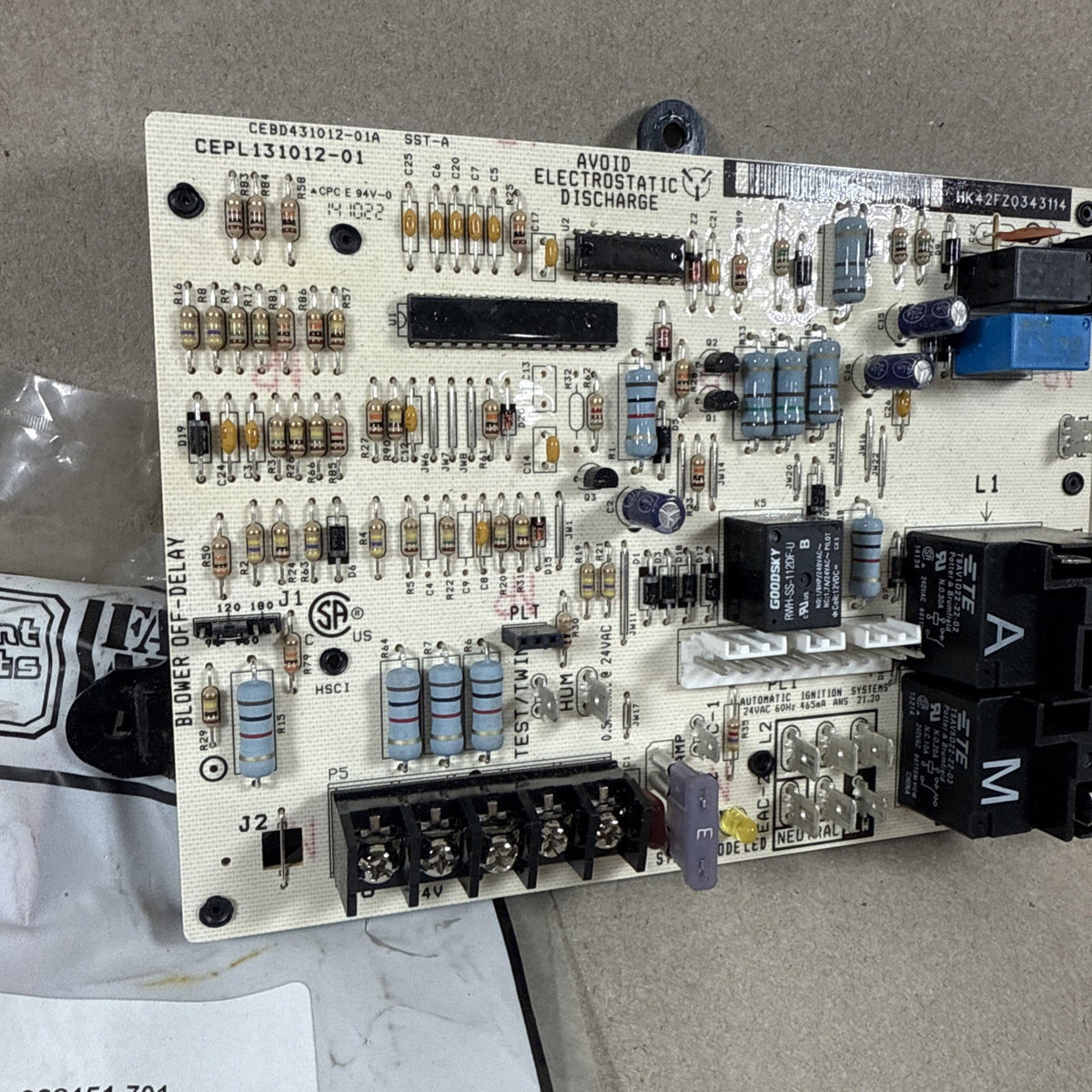 NEW🔥🔥  CEBD431012-01A  CEPL131012-01 HK42FZ034 Control Board Bryant (L2)