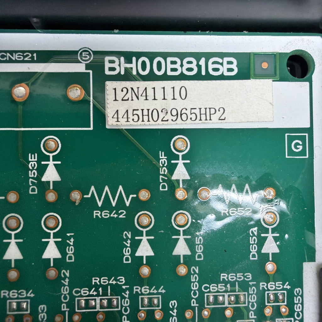 12N41110 1PC Used MISUBISHI BH00B816B AC Computer Board 445H02965HP2