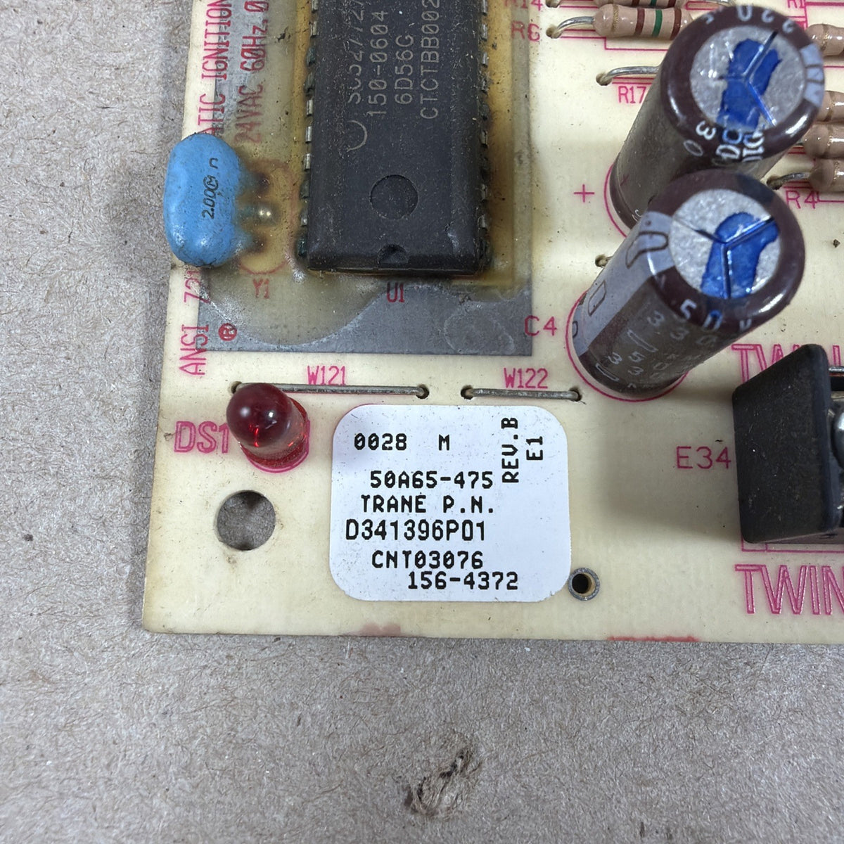 TESTED🔥 White Rodgers D341396P01 Furnace Control Circuit Board 50A65-475-04