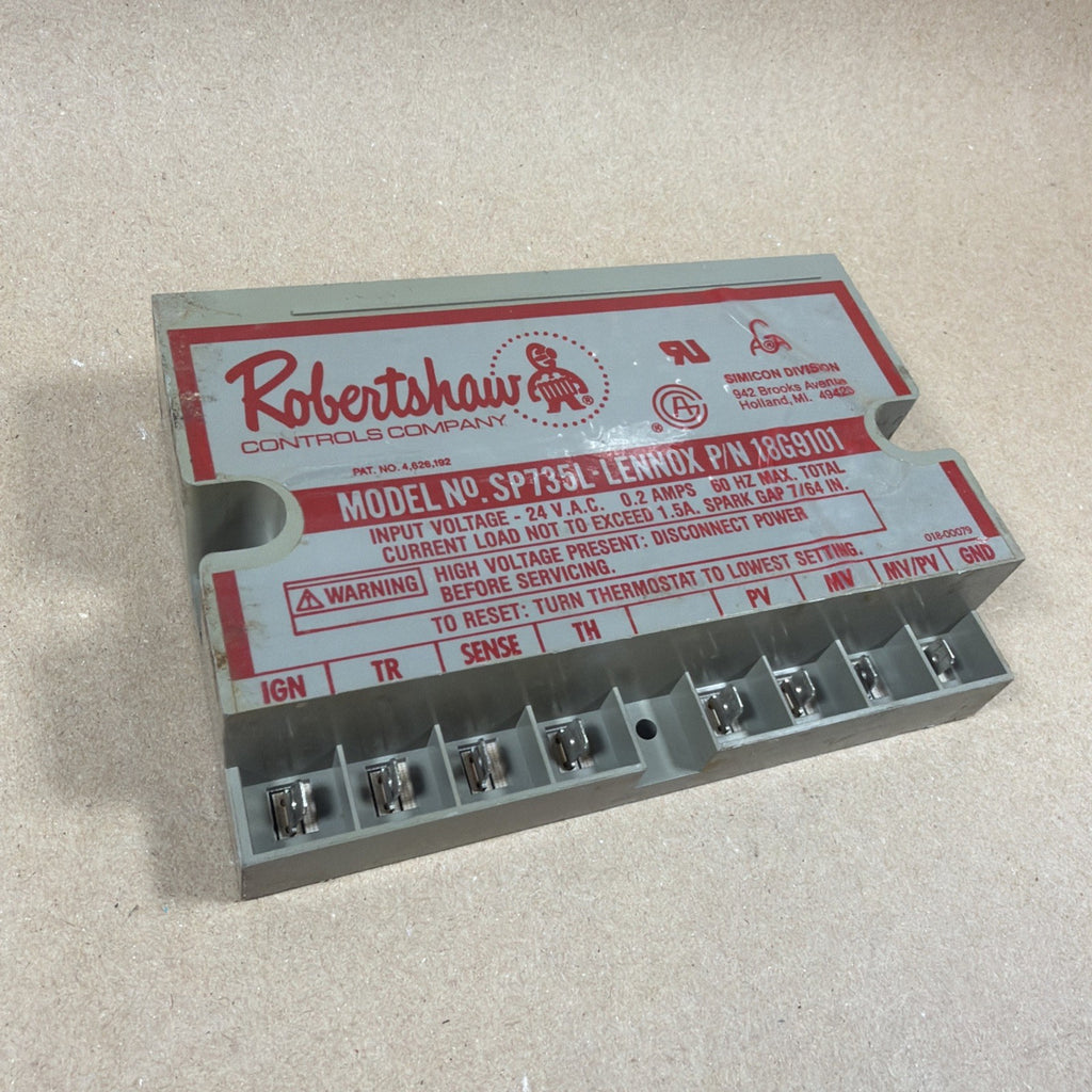 ✅ Robertshaw LENNOX 18G9101 Igniter Control Board Ignition Module SP735L