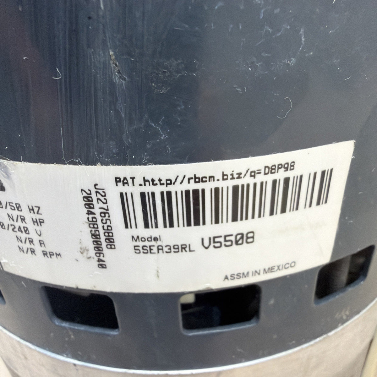 TESTED🔥 Genteq Eon HD02 Module 3/4HP 115V 5SEA39RLV5508 CCW S1-02436074000