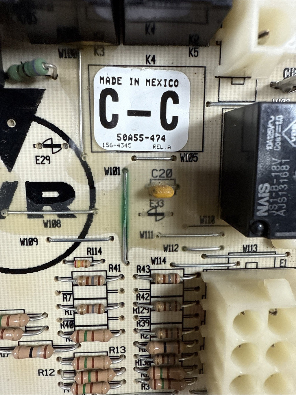 TESTED Furnace Control Circuit Board 50A55-474-04 D341235P01 White-Rodgers (H12)