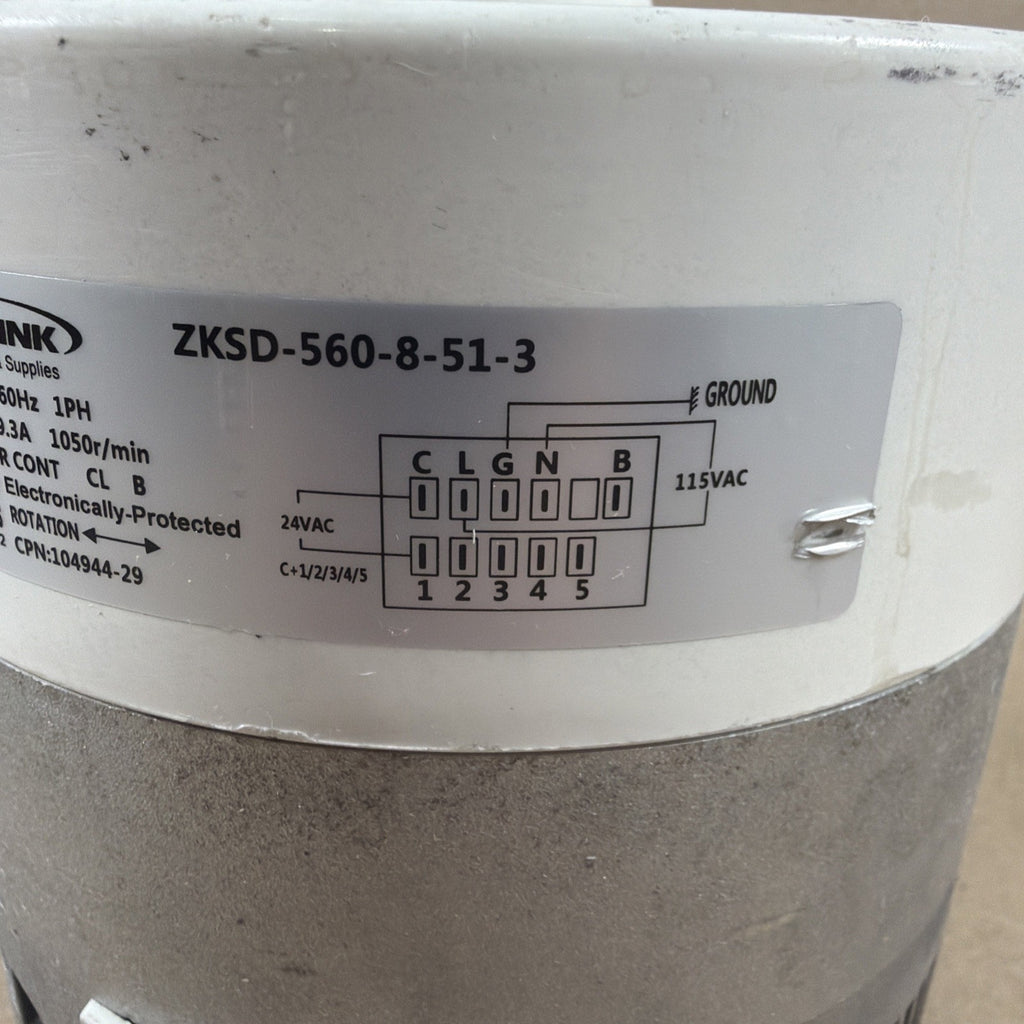 TESTED🔥 InterLink ZKSD-560-8-51-3 Furnace Blower Motor 104944-29