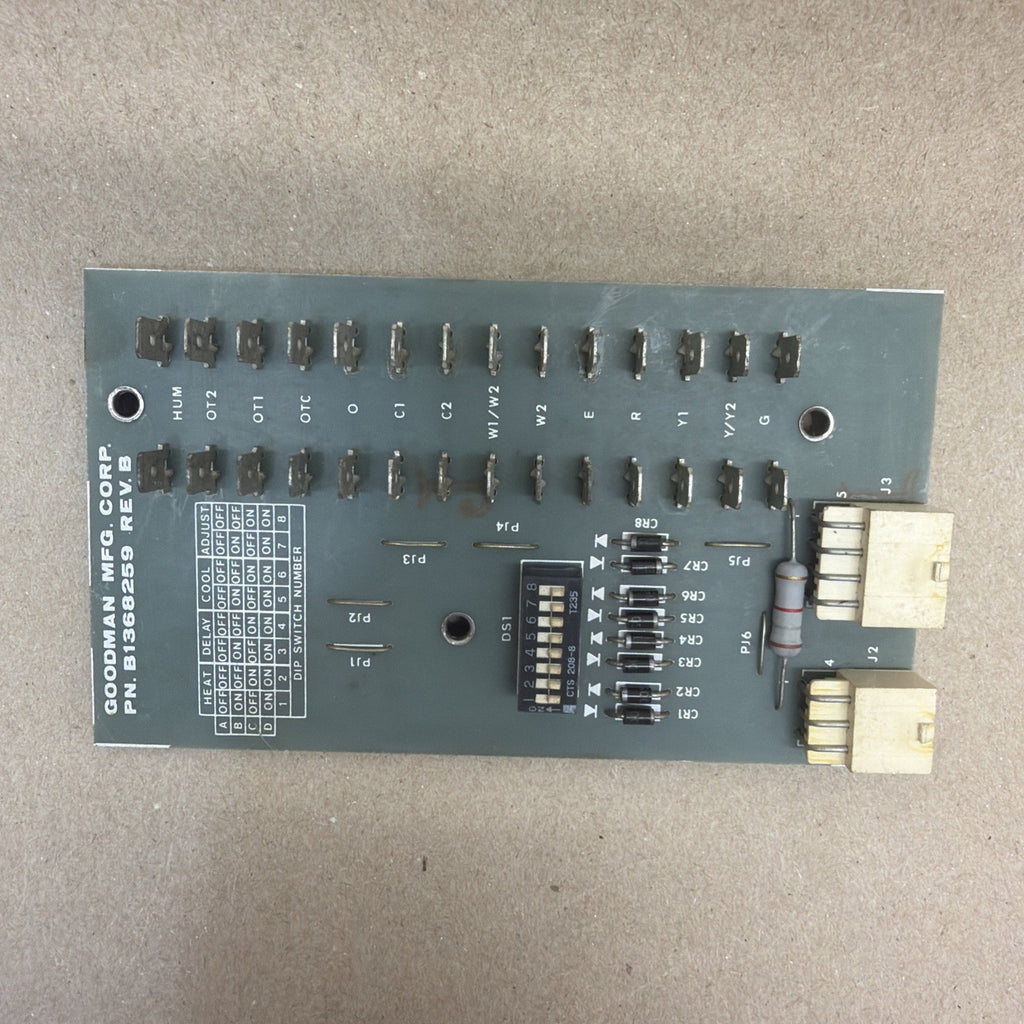 TESTED✅ GOODMAN MFG. CO. P. N. B1368259 Rev.B
