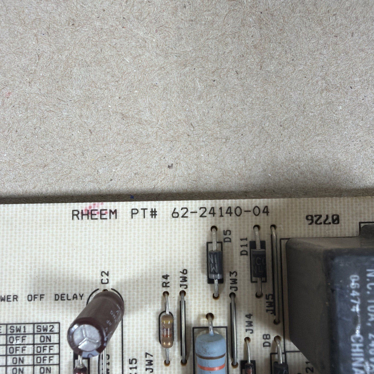 TESTED🔥  1028-83-9283A 62-24140-04 1028-928A Rheem Furnace OEM Control Board