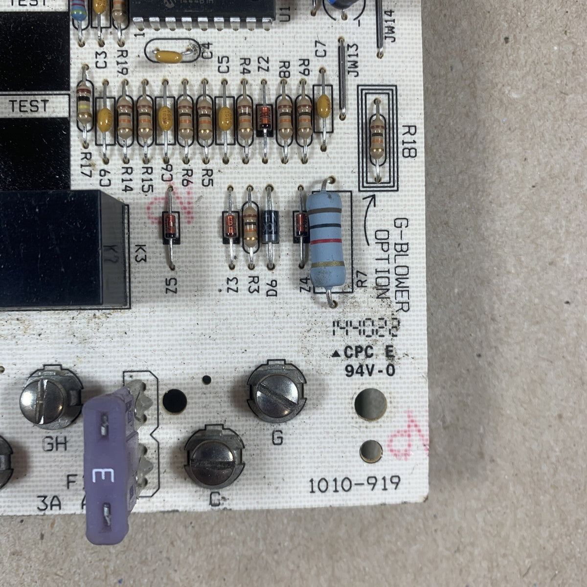 TESTED!! CARRIER  HH84AA021 Control  CIRCUIT BOARD 1010-919. 1010-83-9192B (H11)