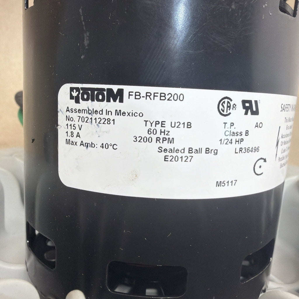 ✅ FB-RFB200 Rotom Blower Assembly Olsen-Airco HCS-2 High Efficiency 60 75 81