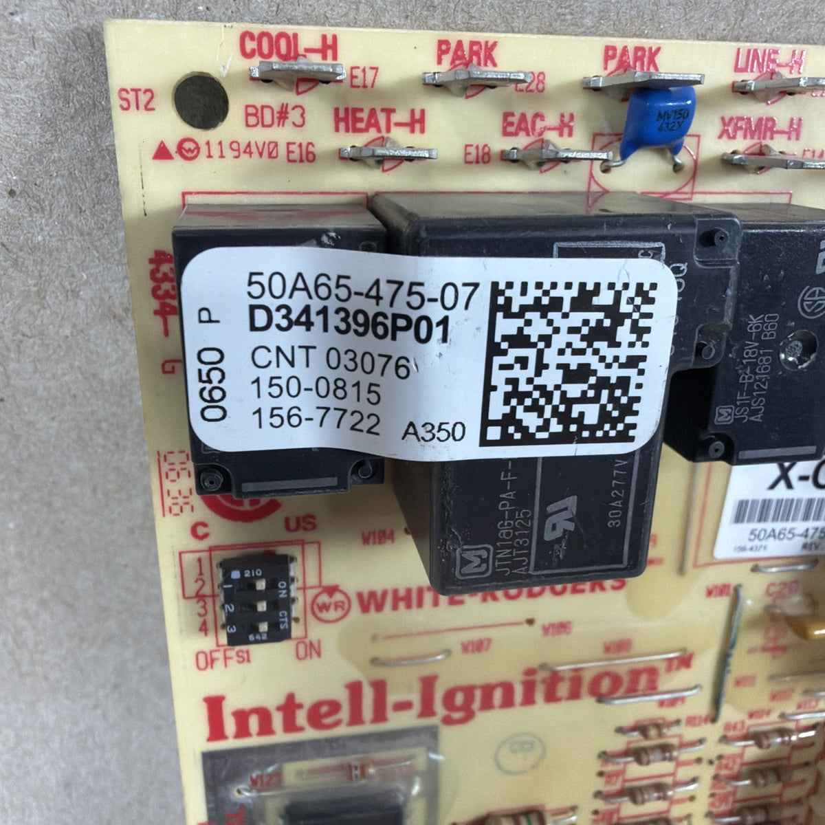 🔥🔥 White Rodgers D341396P01 Furnace Control Circuit Board 50A65-475-07
