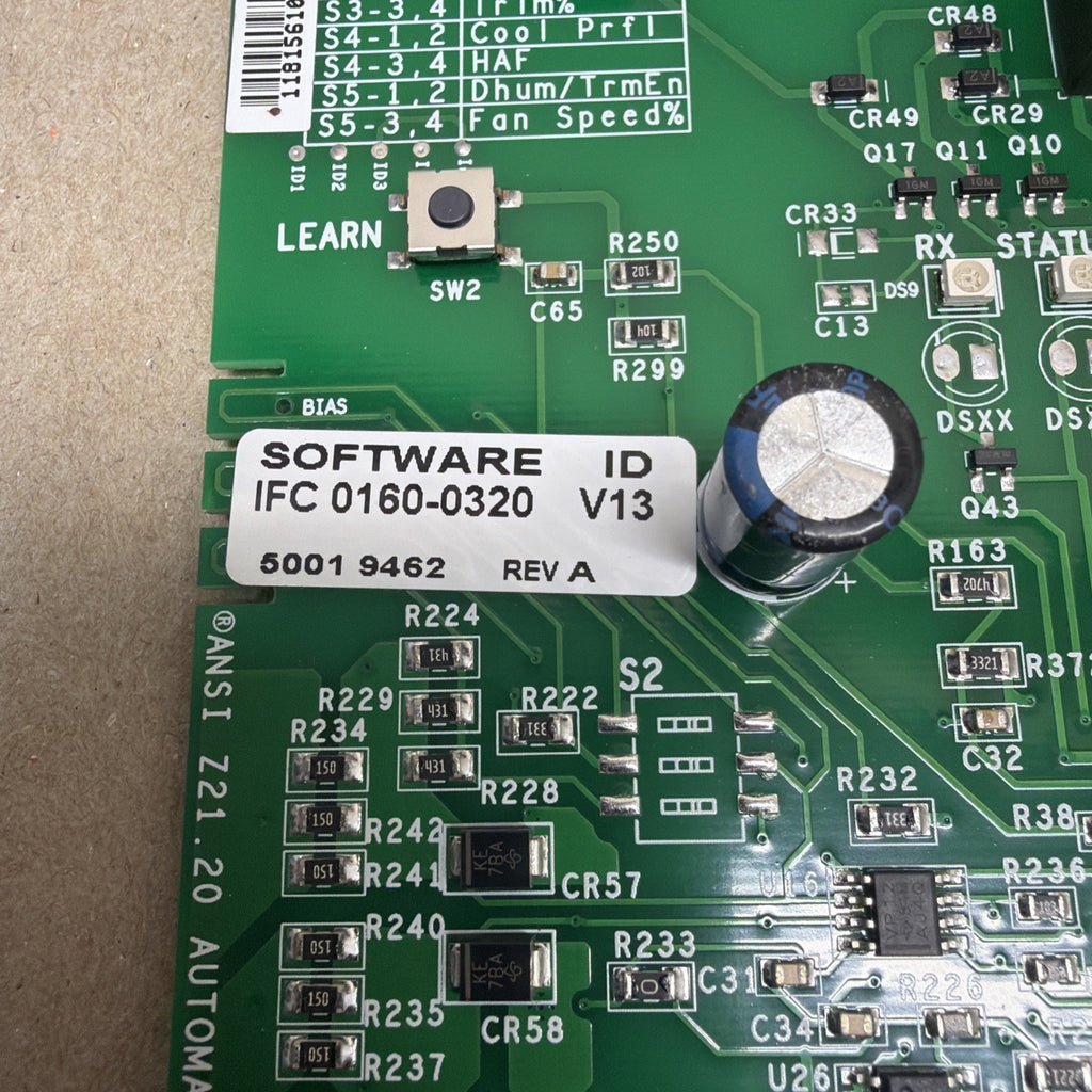 TESTED🔥. PCBKF105 Goodman Amana White Rodgers Furnace Control Circuit Board