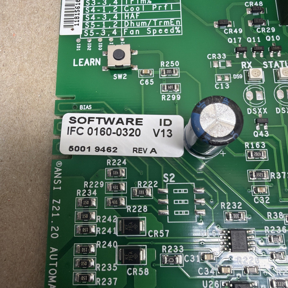 TESTED🔥. PCBKF105 Goodman Amana White Rodgers Furnace Control Circuit Board