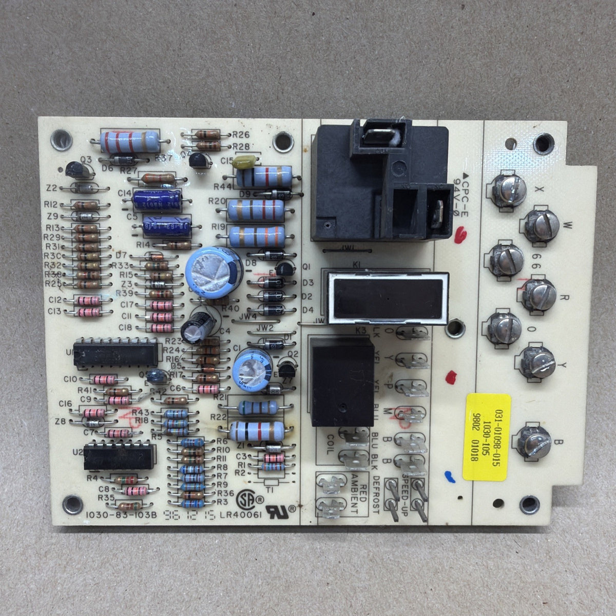 TESTED🔥. York HSCI Defrost Control Board 1030-83-103B 031-01098-011