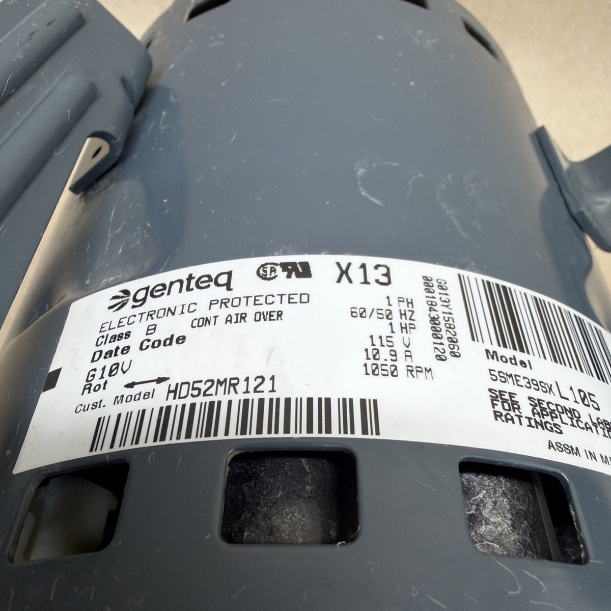 TESTED🔥🔥 5SME39SXL105. GE Genteq Blower Motor ECM   FM13  115VAC  X13  1 HP