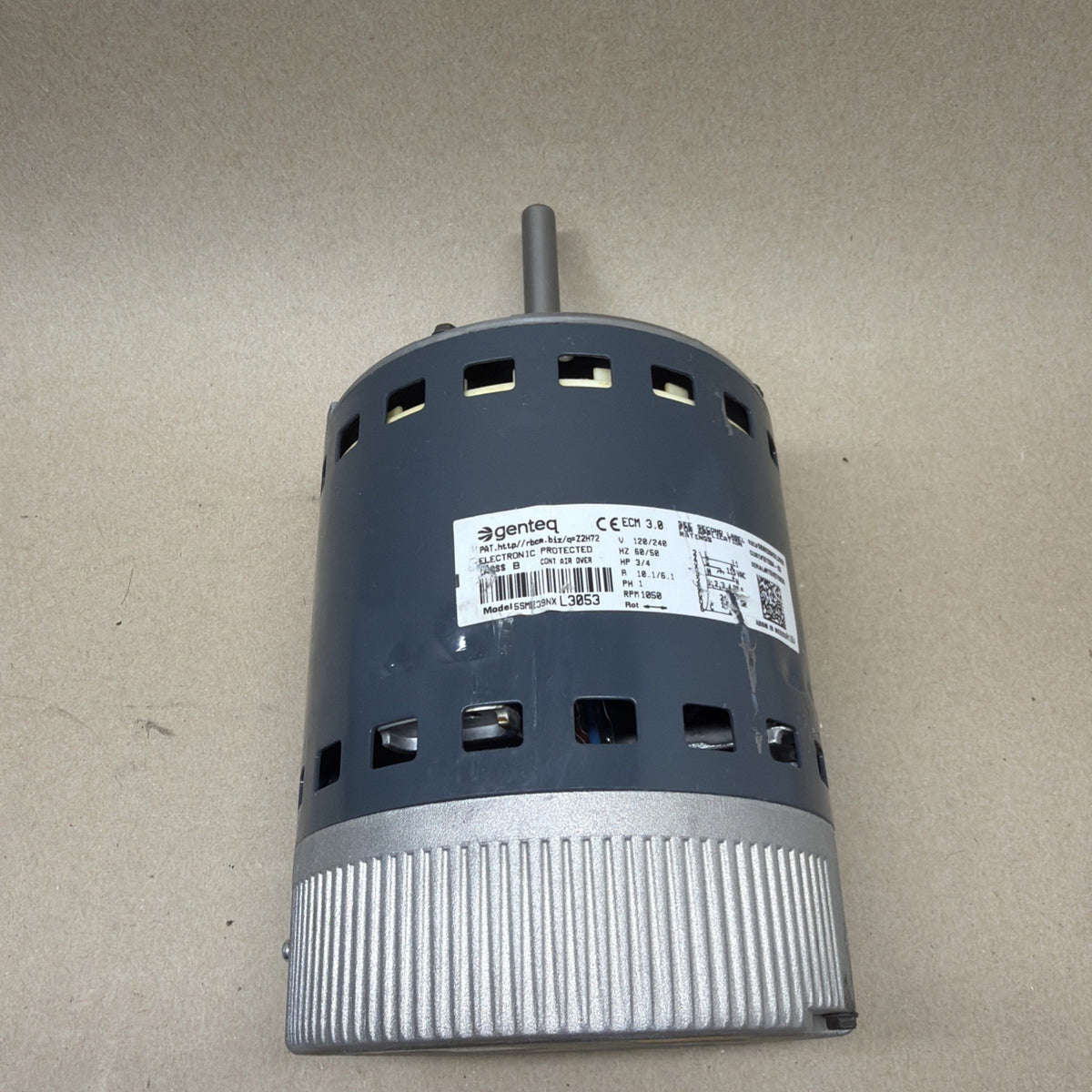 TESTED🔥 5SME39NXL3053 Genteq ECM 3.0 Blower Motor 3/4HP 101564-03 GC02
