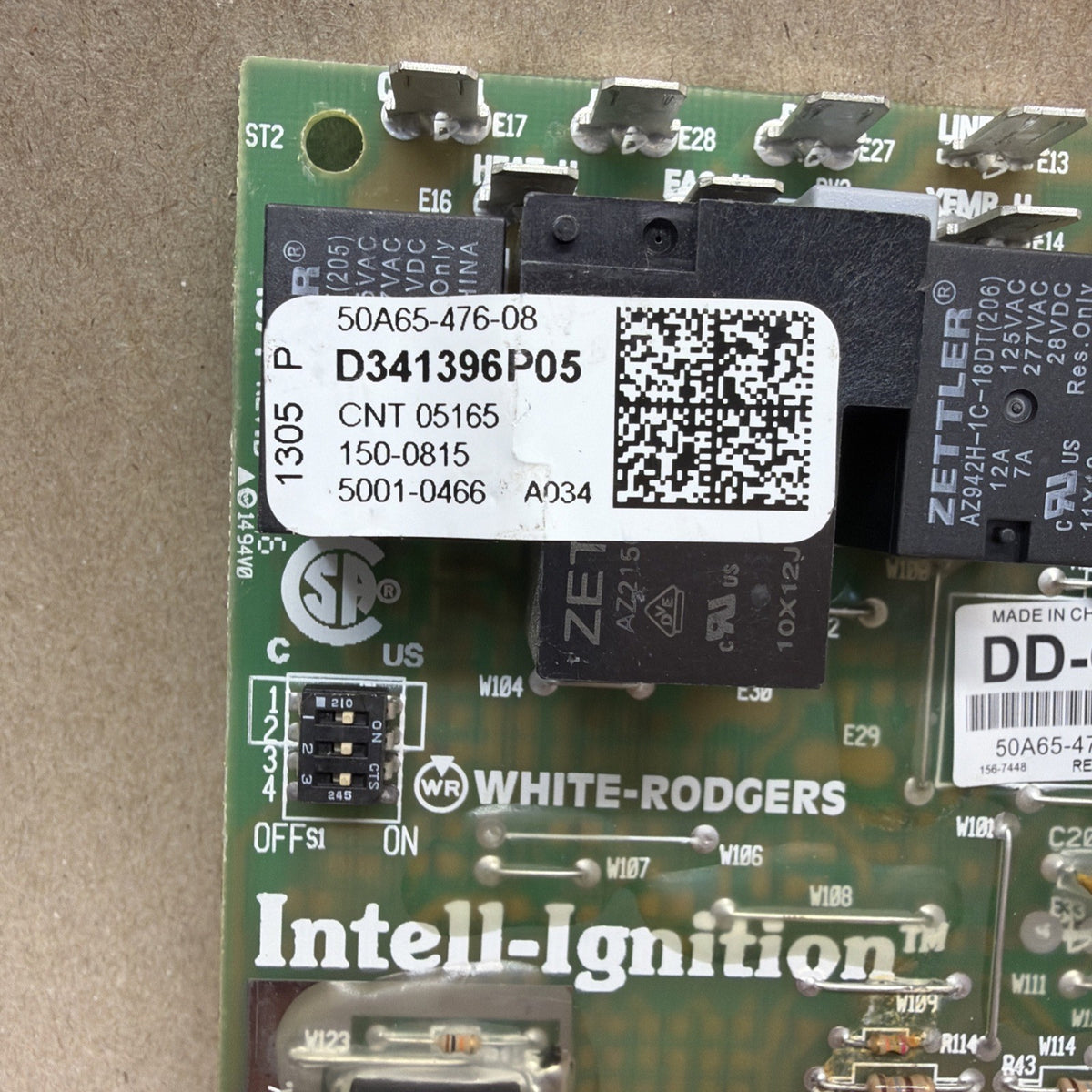 TESTED🔥 50A65-476-08  Furnace control Circuit board D341396P05  CNT05165