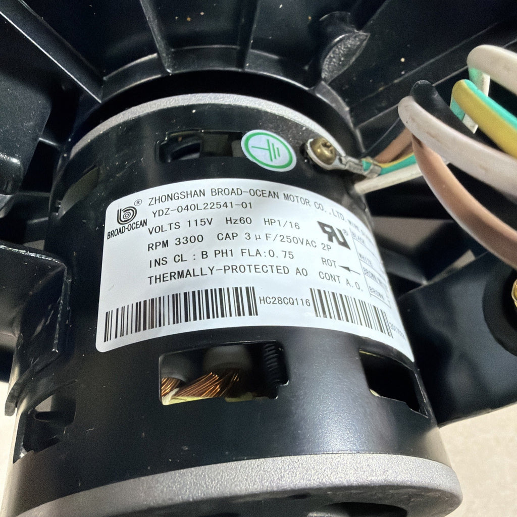 🔥 ZHONGSHAN BROAD-OCEAN HC28CQ116 Draft Inducer Motor  YDZ-040L22541-01 (B6)