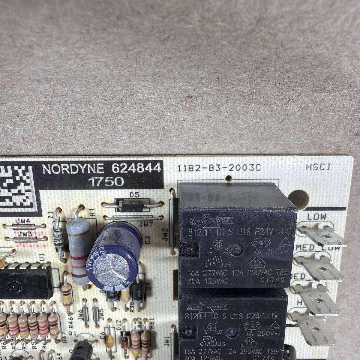 🔥🔥 OEM Furnace Control Circuit Board 624844 1182-83-2003C 624844 Nordyne (N38)