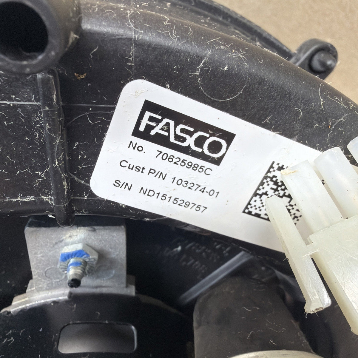 FASCO 70625985C Draft Inducer Blower Motor JK8390487-48 103274-01 115V 1/20HP