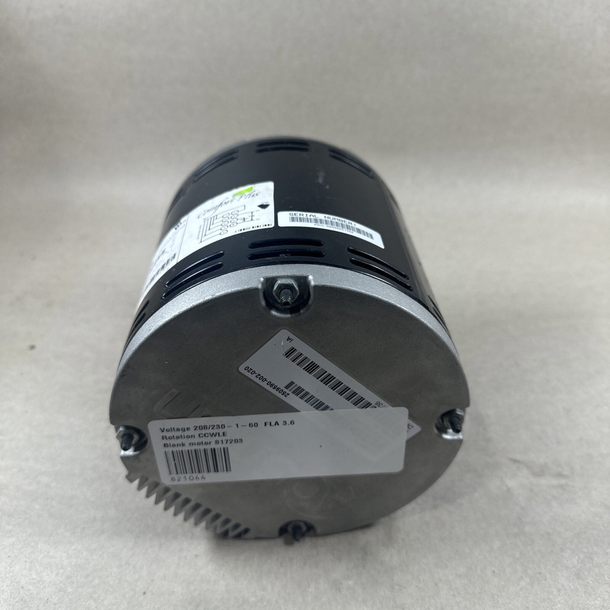 TESTED!!!  A.O. Smith M48A33Z10 Motor CCWLE. 208/230. 817203. 1/2 HP  (I79)