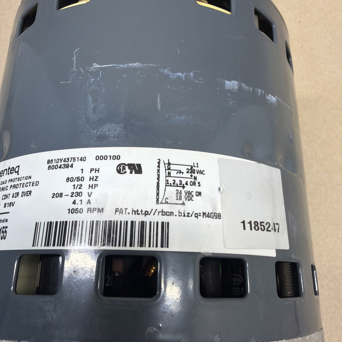TESTED✅ GE Genteq ECM X13 1/2 HP Blower Motor 5SME39HXL155 230V  FM19 1185247