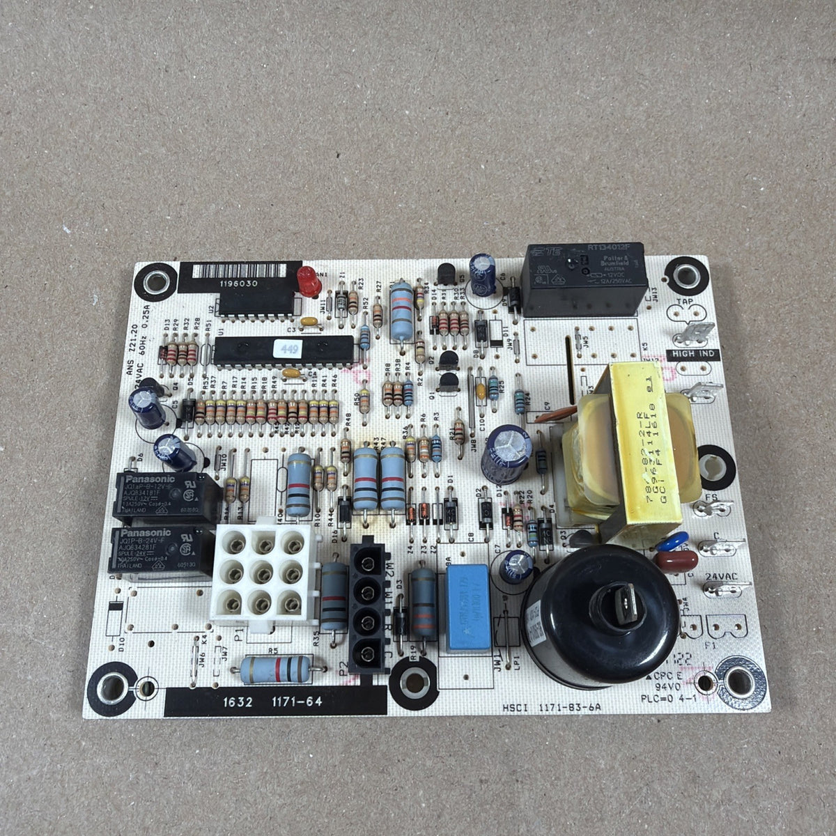 TESTED🔥.  1171-64  York Furnace Control Circuit Board 1171-83-6A