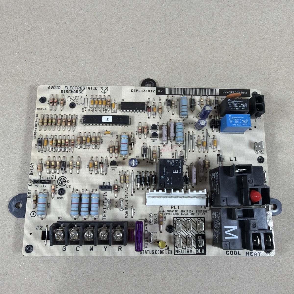 ✅  Furnace Control Circuit Board CEBD431012-11A CEPL131012-02 HK42FZ036 Carrier