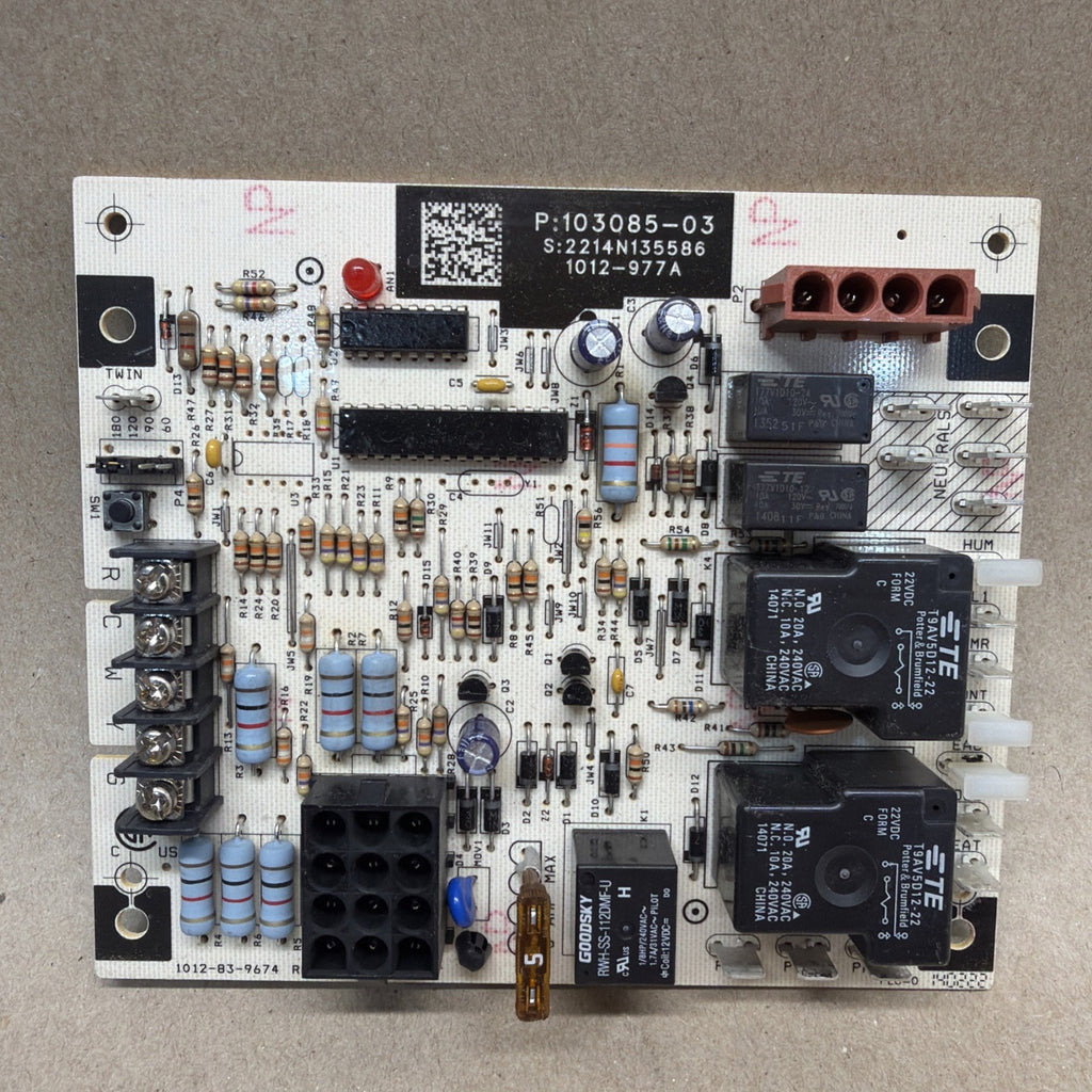 ✅  1012-83-9674 Honeywell Lennox PN 103085-03 Furnace Control Circuit Board