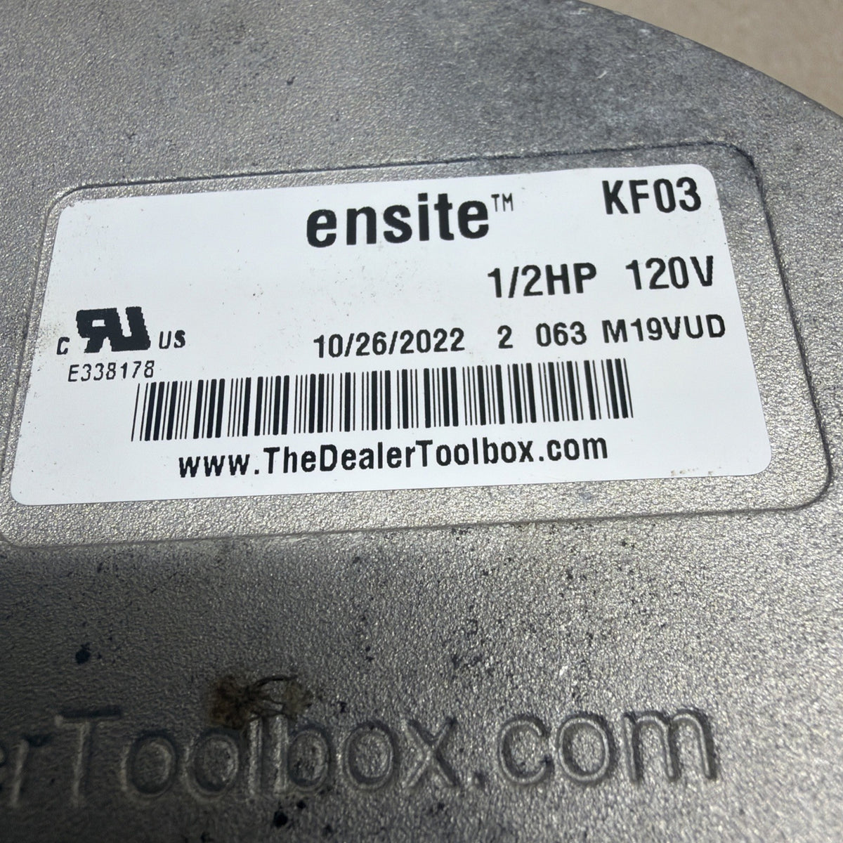 Genteq ensite 5SBA39FLP7014 ECM Blower Motor 1/2HP 120V 1PH D345908P02 KF03