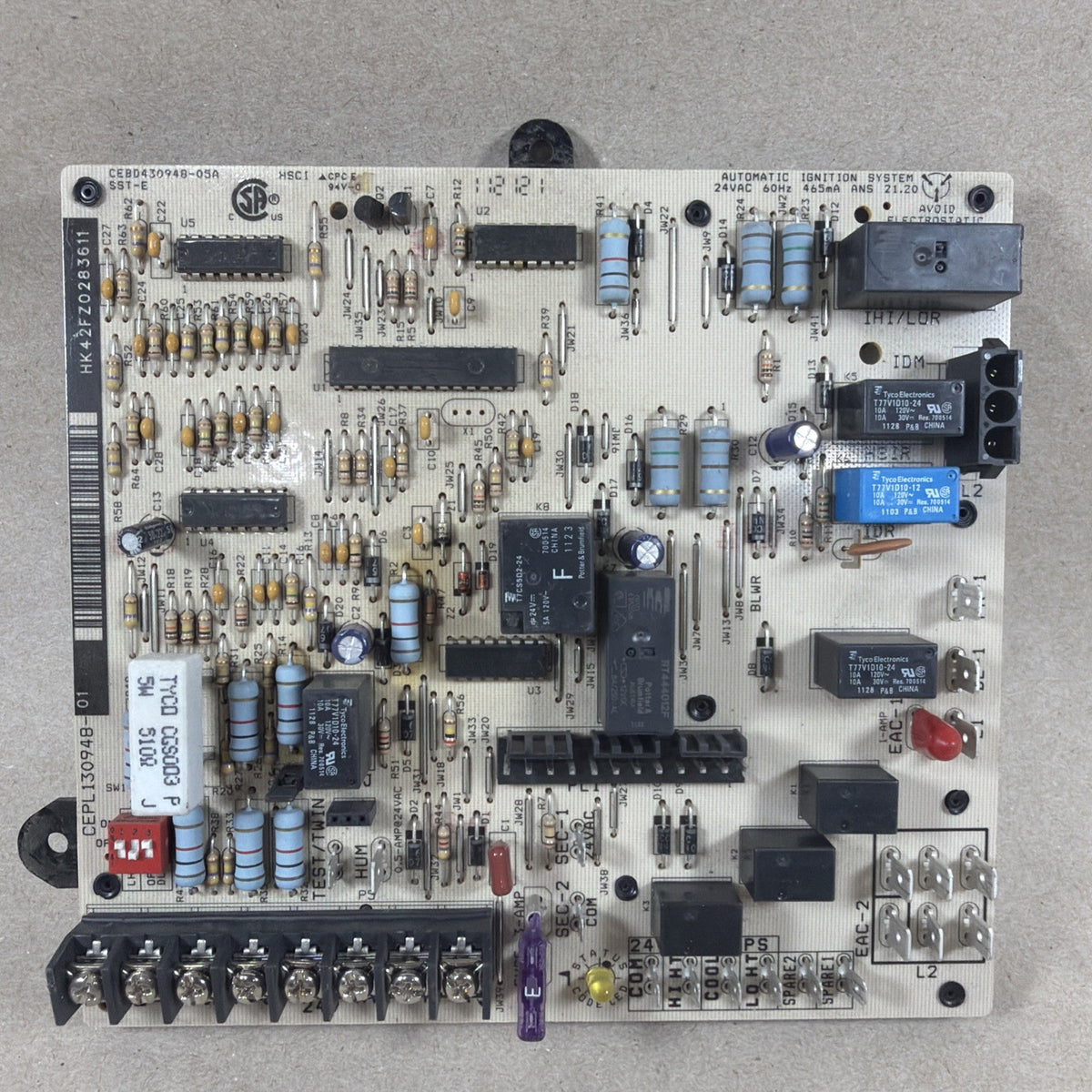 TESTED🔥 Furnace Control Circuit Board CEBD430948-05A CEPL130948-01 Carrier