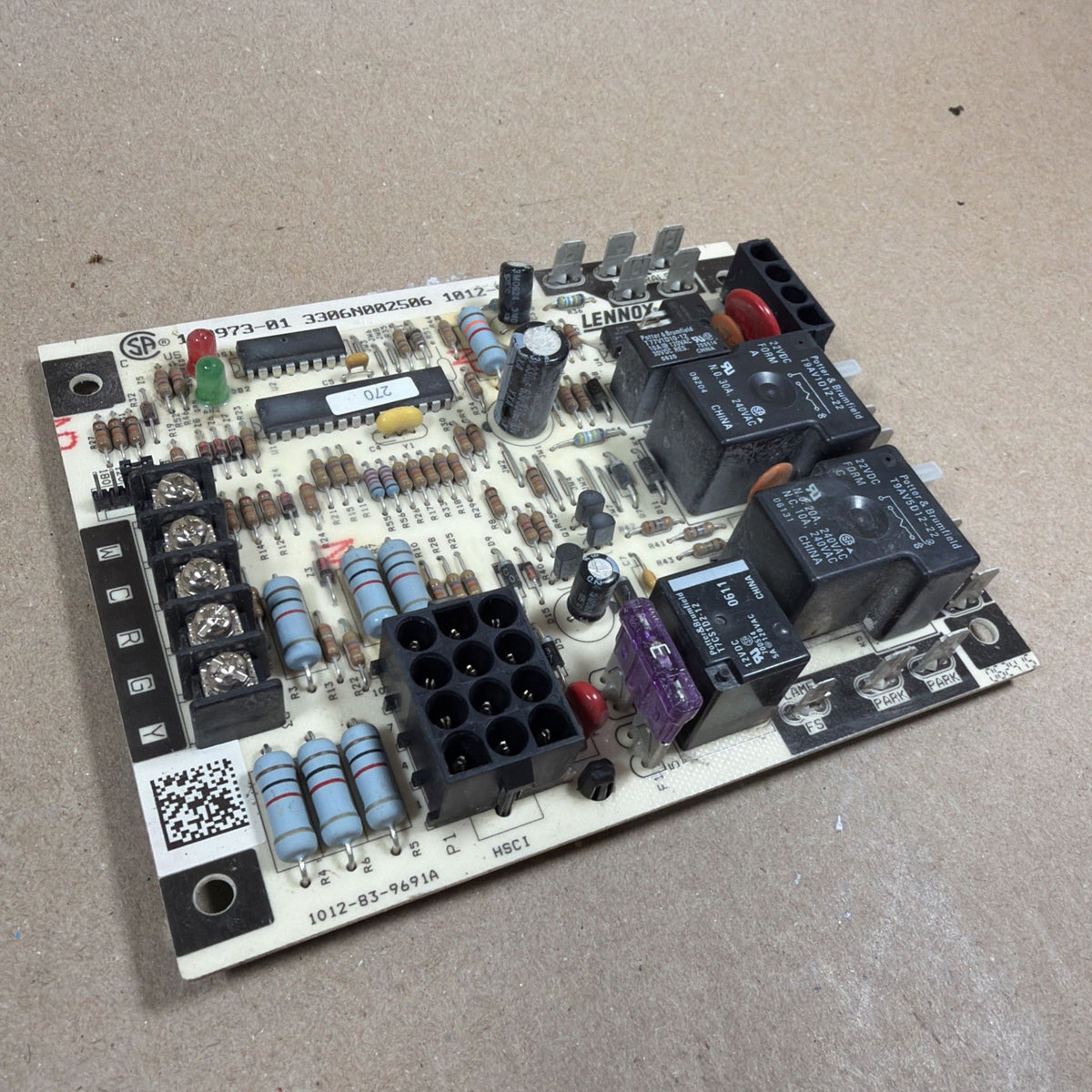 🔥 Furnace Control Circuit Board 1012-83-969 100973-01 Lennox.  1012-83-9691A