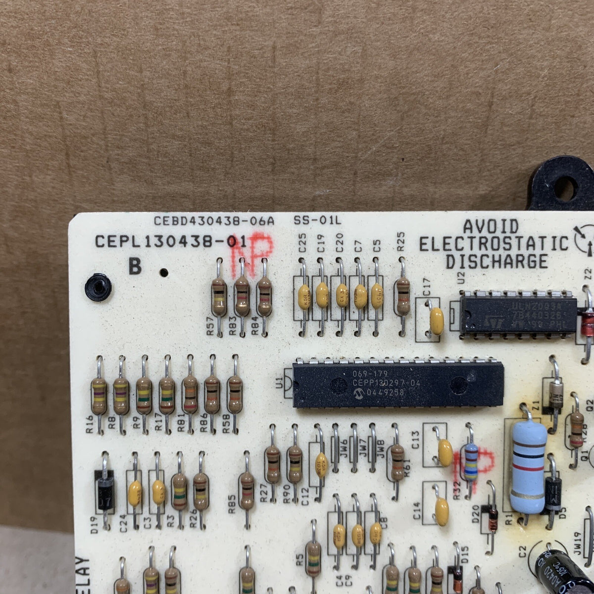 TESTED✅. Carrier Bryant CEPL130438-01 Control Circuit HK42FZ013 CEBD430438-08A