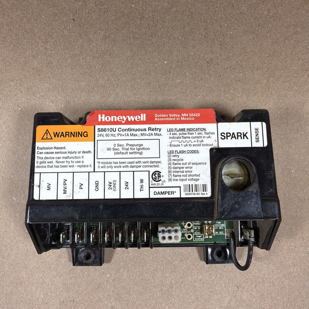 🔥 Honeywell S8610U Universal Intermittent Pilot Ignition Control S8610U3009