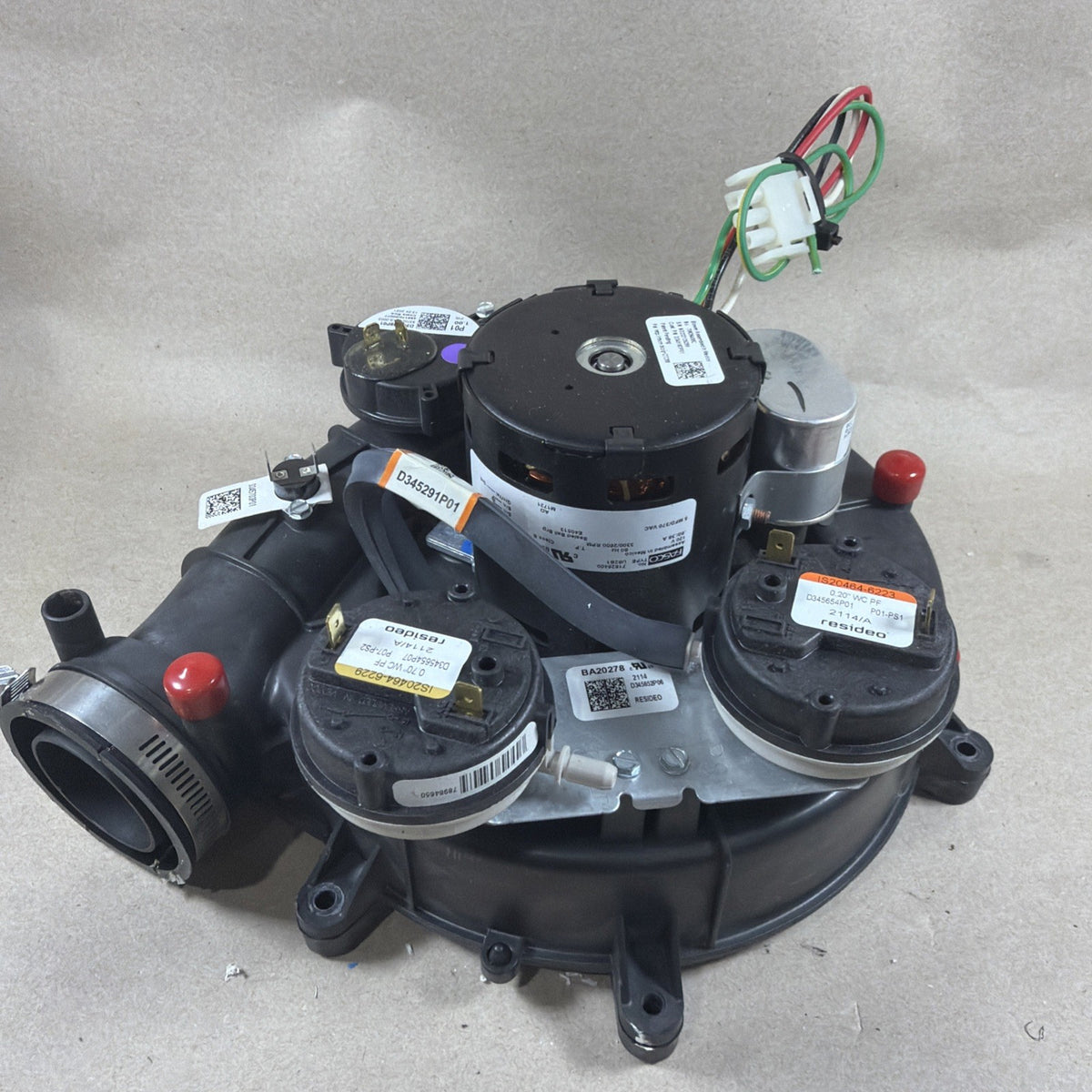 TESTED🔥 Fasco 71626400 Draft Inducer Blower Motor D345183P01 70626400C